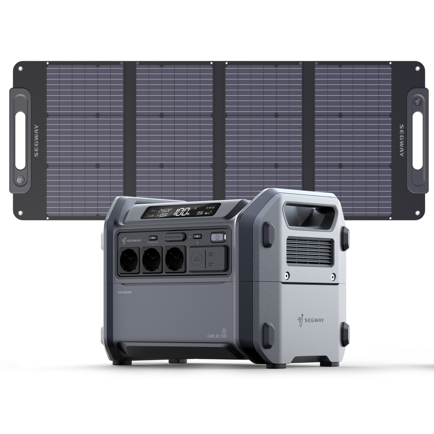 Segway Cube1000 ポータブル電源 +100W ソーラーパネル SP100